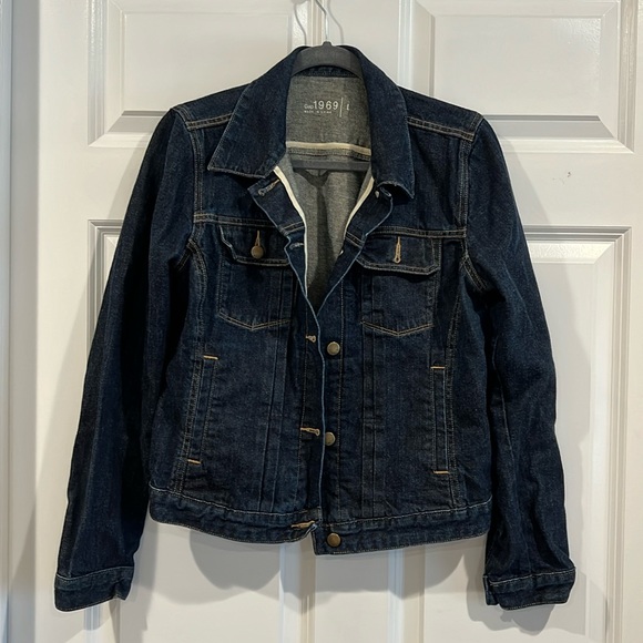 GAP Dark Denim Jacket - Picture 1 of 6